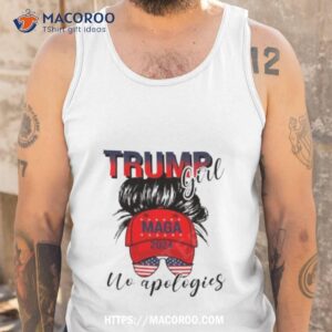 trump girl maga 2024 no apologies shirt tank top