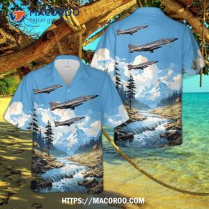 Turkish Air Force Mcdonnell Douglas Rf-4e/tm Phantom Ii Hawaiian Shirt