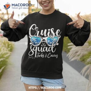 turks and caicos cruise squad 2023 holiday family matching shirt sweatshirt