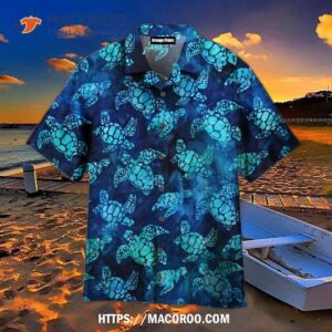 Turtle Hawaiian Colorful Nice Shirt