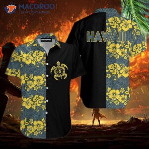 turtle maori tropical black and hawaiian shirts 1