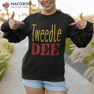 tweedle dee shirt halloween costume tee sweatshirt