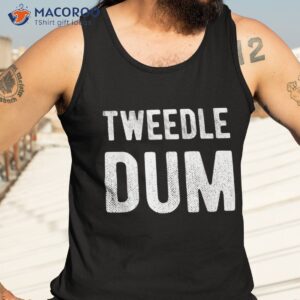 tweedle dum matching couple halloween costume shirt tank top 3