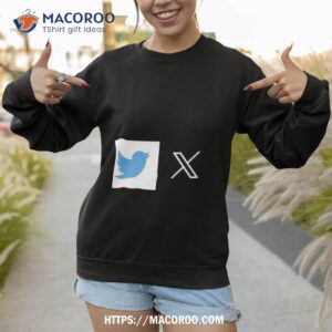 twitter s new x logo shirt sweatshirt