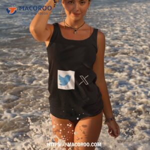 twitter s new x logo shirt tank top