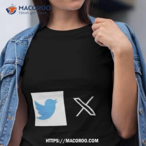 twitter s new x logo shirt tshirt