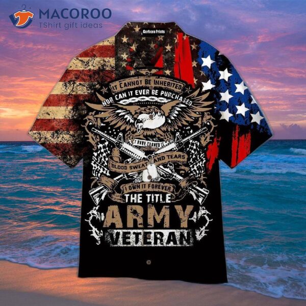 U.s. Army Eagle Veteran Hawaiian Shirts