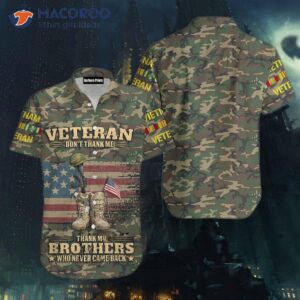 U.s. Army Vietnam Veteran Hawaiian Shirts