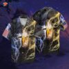 U.s. Veteran Eagle Thunder Hawaiian Shirts