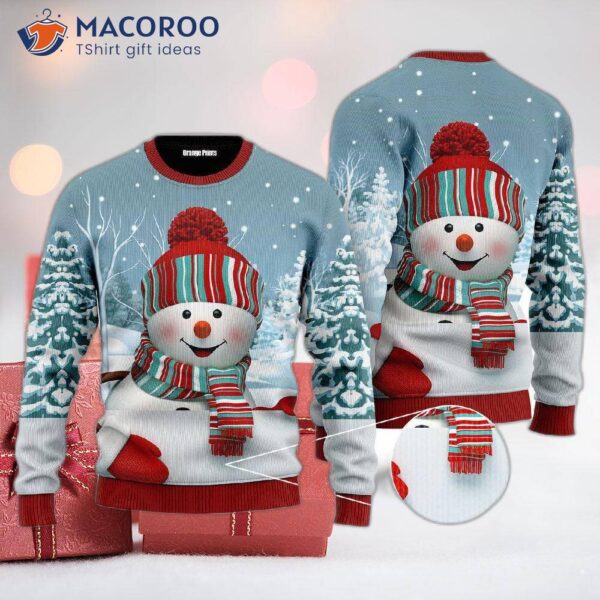 Ugly Christmas Snowman Sweater