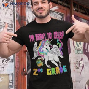 unicorn back to school i m ready crush 2nd grade shirt tshirt 1