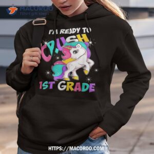 Unicorn I’m Ready To Crush 1st Grade Girls Back School Shirt