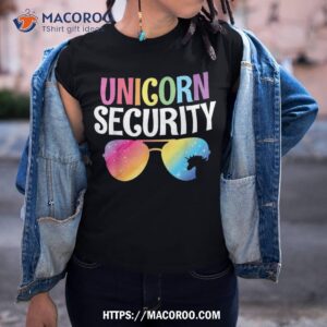 unicorn security birthday family halloween costume mom dad shirt halloween gifts for boyfriend tshirt