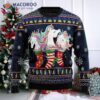 Unicorn Socks Ugly Christmas Sweater