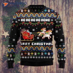 Unicorn Ugly Christmas Sweater