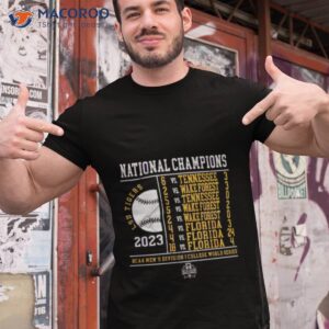unisex lsu tigers 2023 ncaa mens baseball college world series champions schedule t shirt tshirt 1