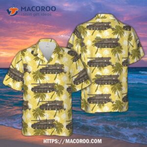 Us 9th Army Gun Motor Carriage M12 Choo-choo-bam, 557th Armoured Field Artillery Battalion Hawaiian Shirt