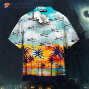 us air force blue hawaiian shirts 0