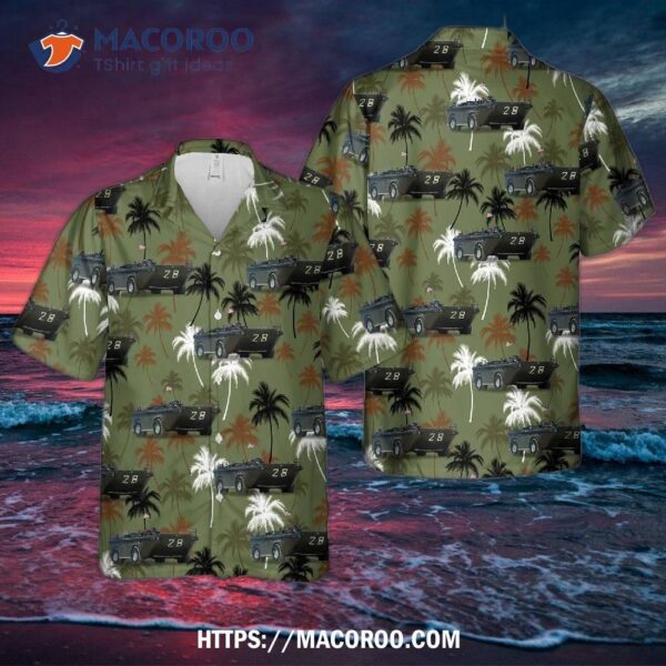 Us Army Larc-lx (lighter, Amphibious Resupply, Cargo, 60 Ton) Hawaiian Shirt