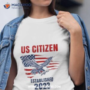 us citizen established 2023 eagle proud american citizen shirt tshirt