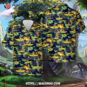 Us Marine Corps Force Recon Scuba Hawaiian Shirt