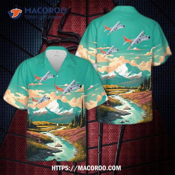 Us Navy Lockheed Martin Lc-130r Vxe-6 Puckered Penguins (1992) Hawaiian Shirt