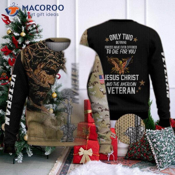 Us Veteran Ugly Christmas Sweater