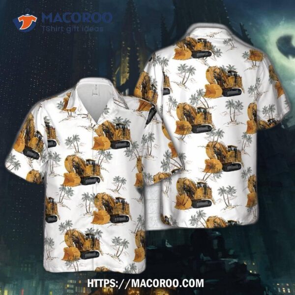 Usa Caterpillar 6090 Fs Excavator Hawaiian Shirt