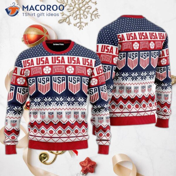 Usa, We Will Be Champions Ugly Christmas Sweater