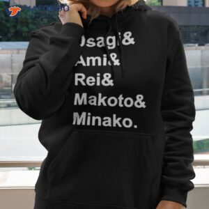 Usagi Ami Rei Makoto Minako Shirt 1 usagi ami rei makoto minako shirt hoodie
