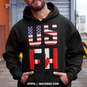 useh america canada flag funny american canadian shirt labor day weekend hoodie