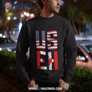 useh america canada flag funny american canadian shirt labor day weekend sweatshirt