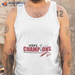 usfl 2023 birmingham stallions champions shirt tank top