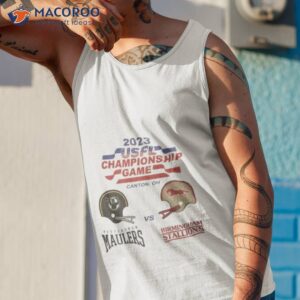 usfl game football championship birmingham stallions vs pittsburgh maulers match up 2023 canton oh shirt tank top 1