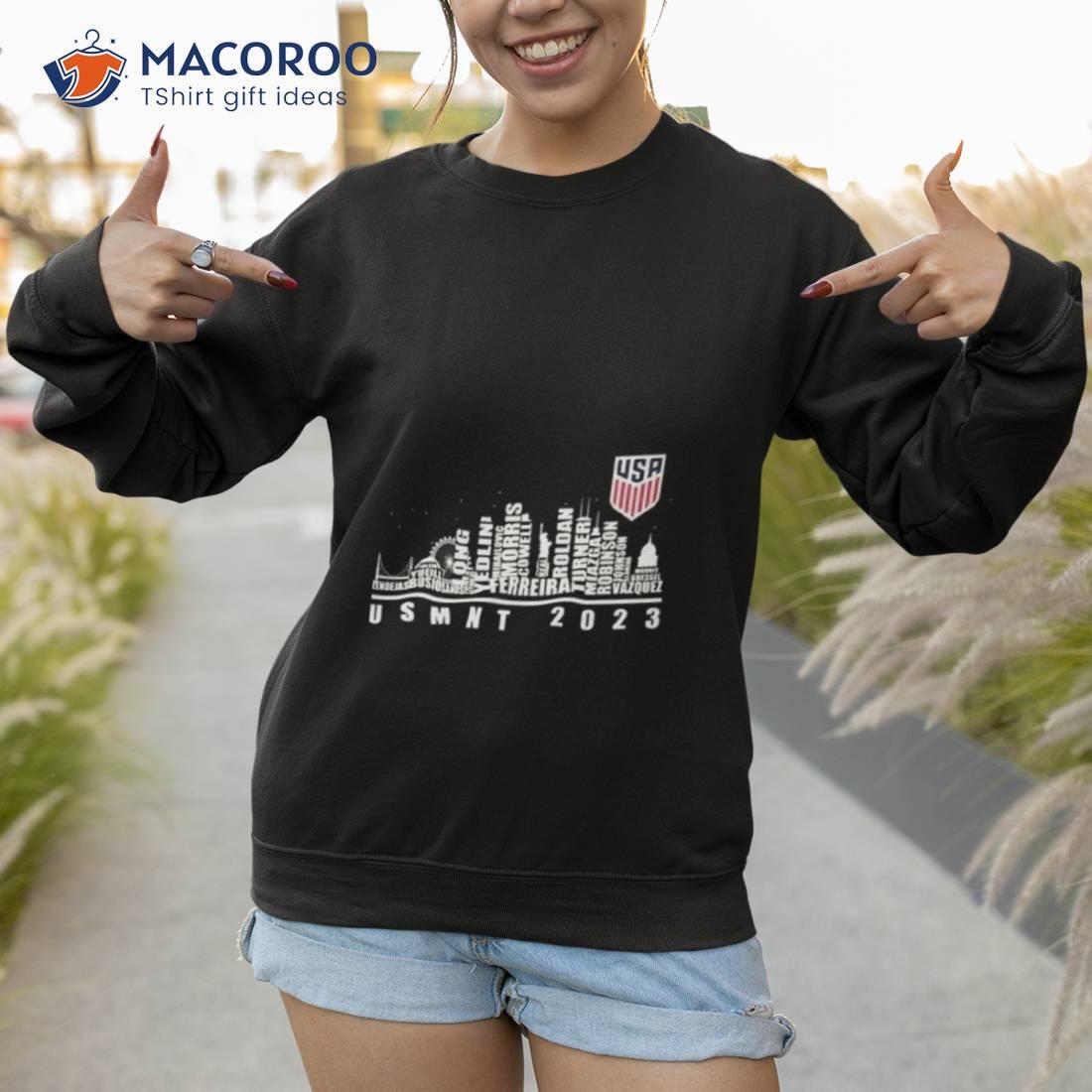 Usmnt 2023 Soccer Team Players Name City Skyline Shirt Usmnt 2023 Soccer Team Players Name City Skyline Shirt