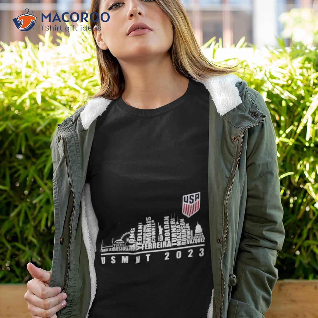 Usmnt 2023 Soccer Team Players Name City Skyline Shirt Usmnt 2023 Soccer Team Players Name City Skyline Shirt