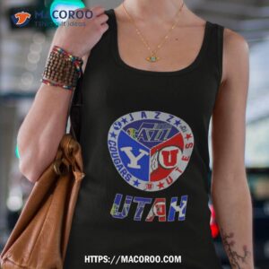 utah conguars jazz utes logo shirt tank top 4
