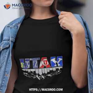 utah skyline city shirt tshirt