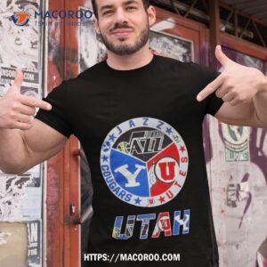 Utah Sports Teams Jazz Utes And Cougars Shirt
