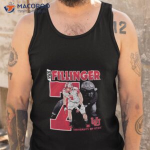 utah utes van fillinger 2023 ncaa football shirt tank top