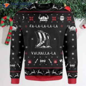 Valhalla Viking Ugly Christmas Sweater