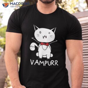 vampurr cute cartoon vampire cat shirt tshirt