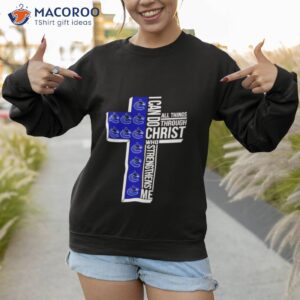 vancouver canucks i can do all things through christ who strengthens me cross shirt sweatshirt