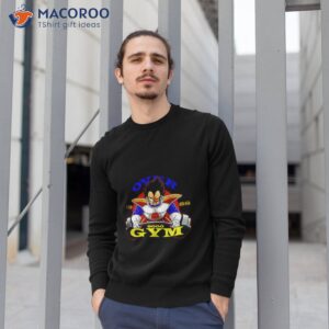 vegeta over gym 9000 shirt sweatshirt 1