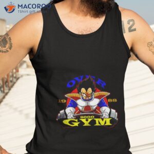 vegeta over gym 9000 shirt tank top 3