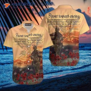 Veteran “front Toward Enemy” Hawaiian Shirts