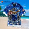 Veterans Day Air Force Blue Hawaiian Shirts