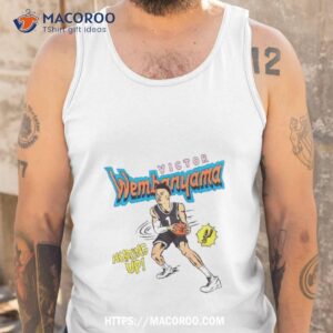 victor wembanyama heating up comic book shirt tank top