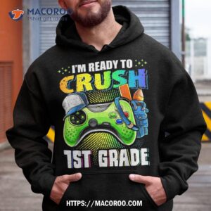 Video Game I’m Ready To Crush 1st Grade Back School Boys Shirt