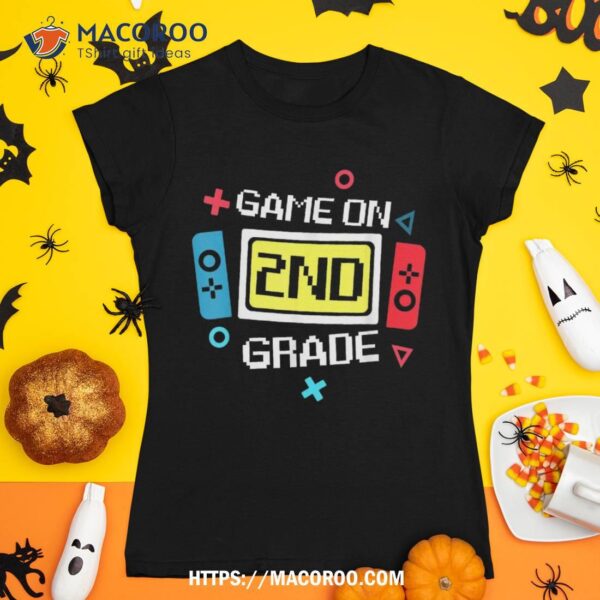 Video Game On 2nd Grade Cool Kids Team Second Back To School Shirt